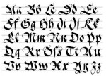 Kanzleischrift_Alphabet